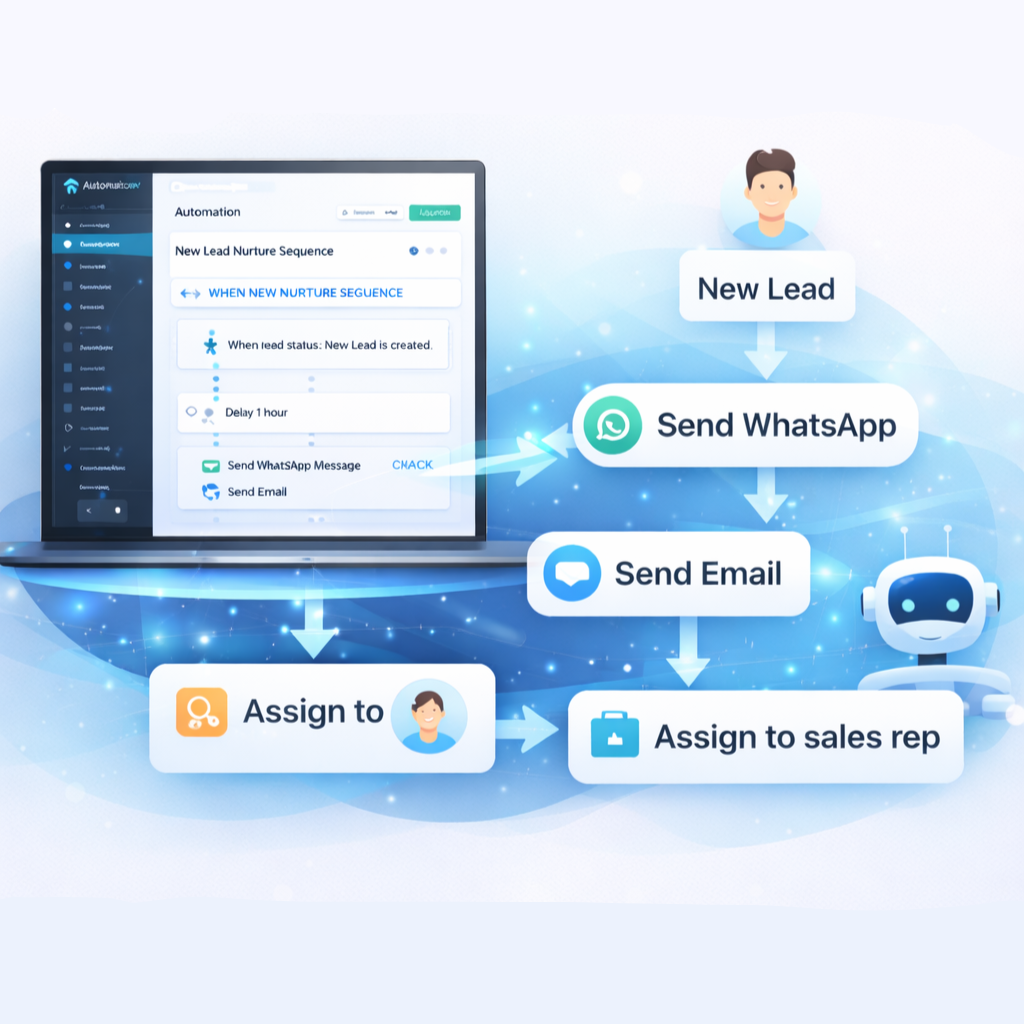 Marketing workspace inside InOneCRM